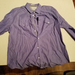 Lavendar button down